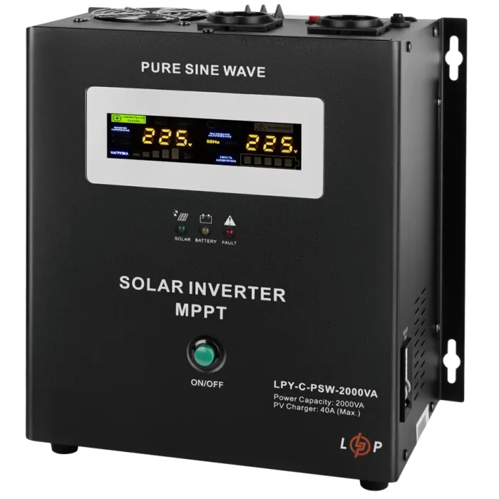 LOGICPOWER LPY-С-PSW-2000VA (1400Вт) MPPT 24В Джерело безперебійного живлення