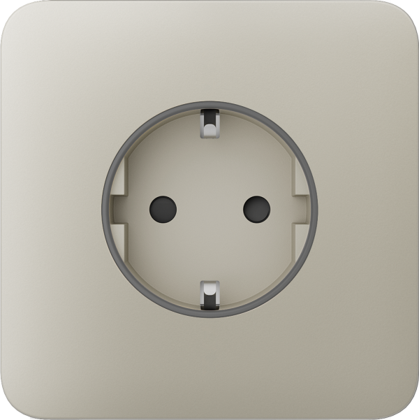 Передня панель для вбудованої розетки Ajax SoloCover (basic) Ivory