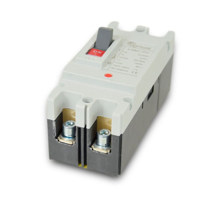 Автомат DC MCCB LQM1-125Z/2P/63-125A DC500V 125A