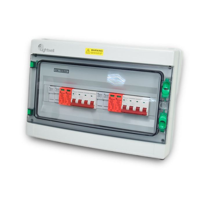 Сонячна PV розподільна коробка LQX2/2DC1000VB1-1532-PG, DC 1000В 2 входи 2 виходи, з блискавкозахистом