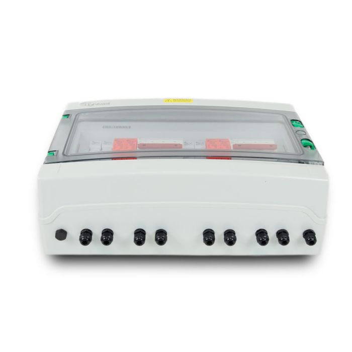 Сонячна PV розподільна коробка LQX2/2DC1000VB1-1532-PG, DC 1000В 2 входи 2 виходи, з блискавкозахистом