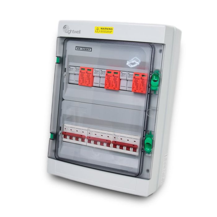 Сонячна PV розподільна коробка LQX3/3DC1000VB1-1532-PG, DC 1000В 3 входи 3 виходи, з блискавкозахистом