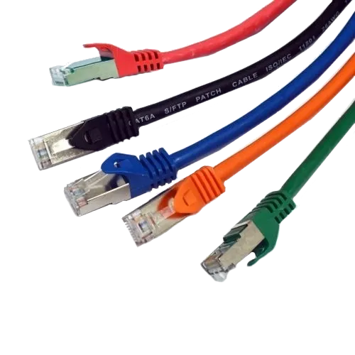 Патч-корд S/FTP L&W ELECTRONICAL 1 м, кат. 6А, помаранчевий, LW