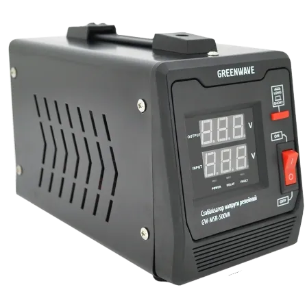 Green Wave Mauser 500VA (350Вт) Стабілізатор напруги релейний 1xShuko, DC140-260V, AC220, BOX, Q