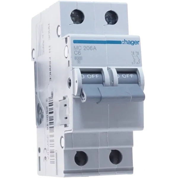 Hager MC206A Автоматичний вимикач