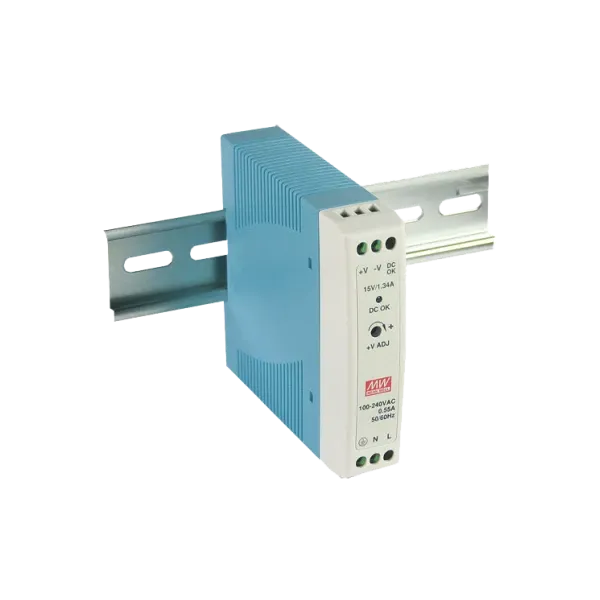 MDR-20-12 (1.67А для монтажа на DIN рейку) Блок живлення MeanWell