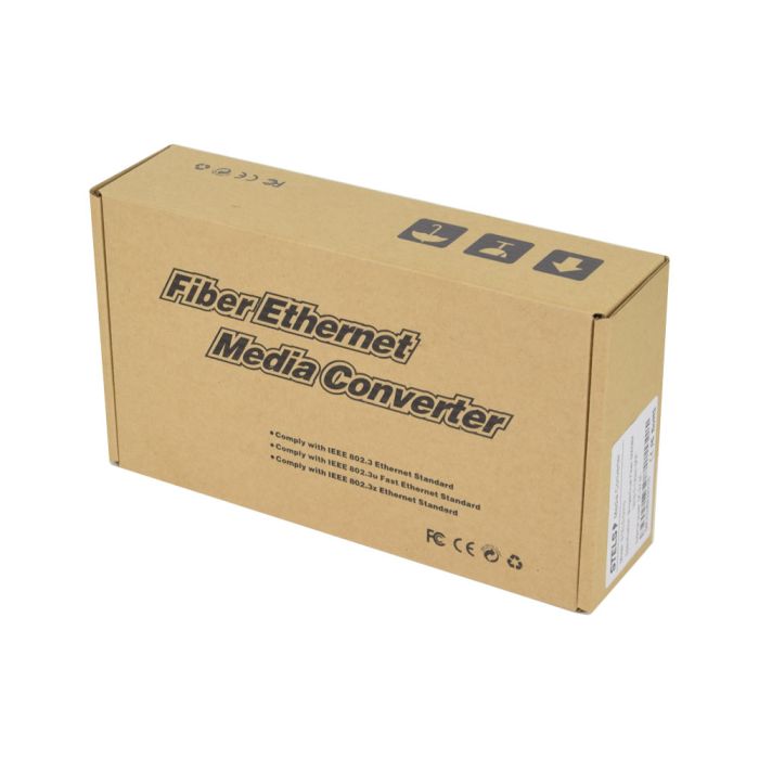 Медiаконвертер STELS 10/100/1000-TX RJ45 + 100/1000-FX SFP-слот