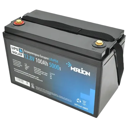 Merlion LiFePO4 12.8V 100AH Акумуляторна батарея