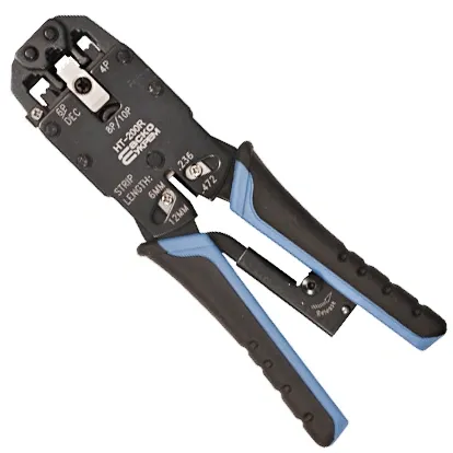 HT-200R (01102) Інструмент для обтискання RJ-45 (8P8C) та RJ-12/11 (6P6C)