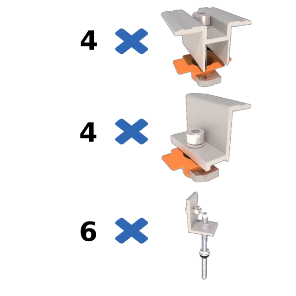 MetalTile III Комплект кріплень до металочерепиці