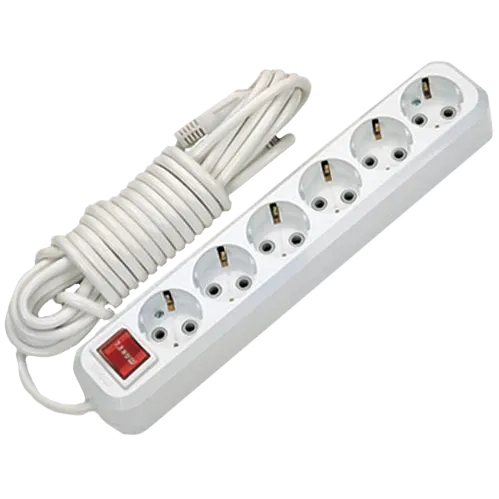 Makel Подовжувач 6х5м з заземленням та вимикачем 