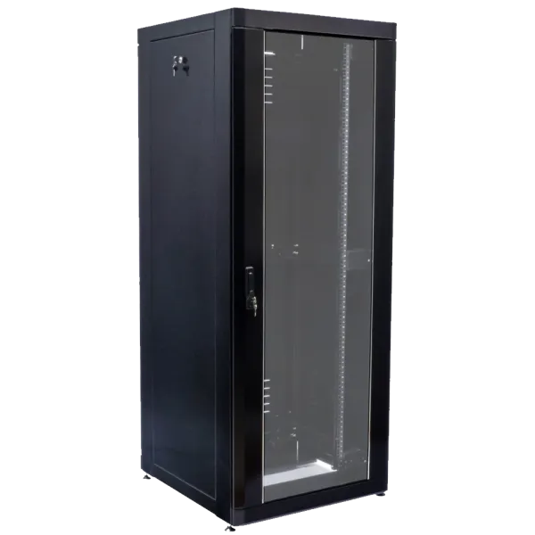 19" 18U, 610 х 675 мм Шафа чорна