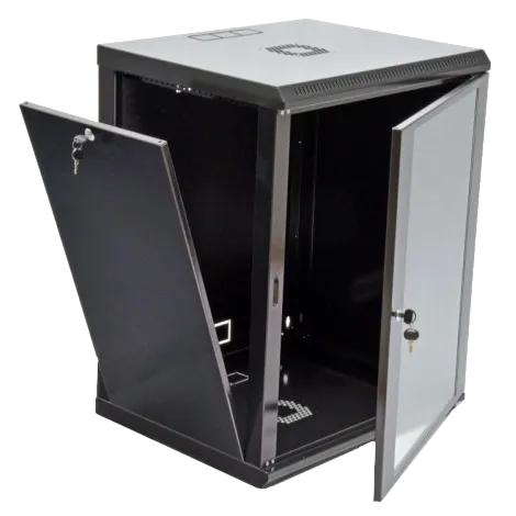 15U 600х500 Шафа акрилове скло, чорна