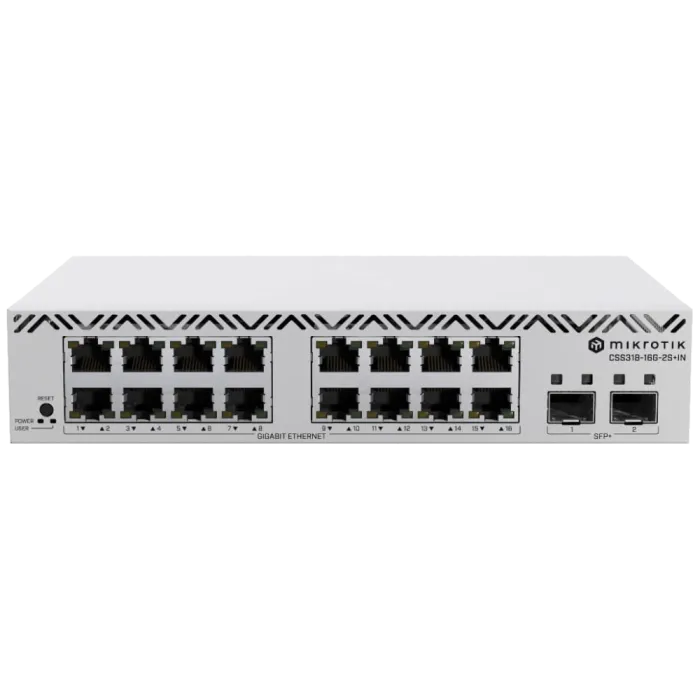 MikroTik CSS318-16G-2S+IN Комутатор 16 портів керований