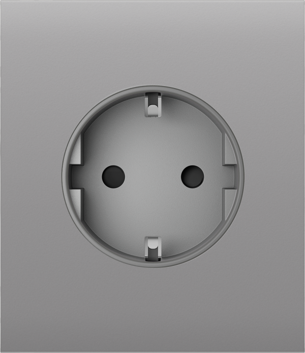 Центральна панель для вбудованої розетки Ajax СenterCover (basic) Fog