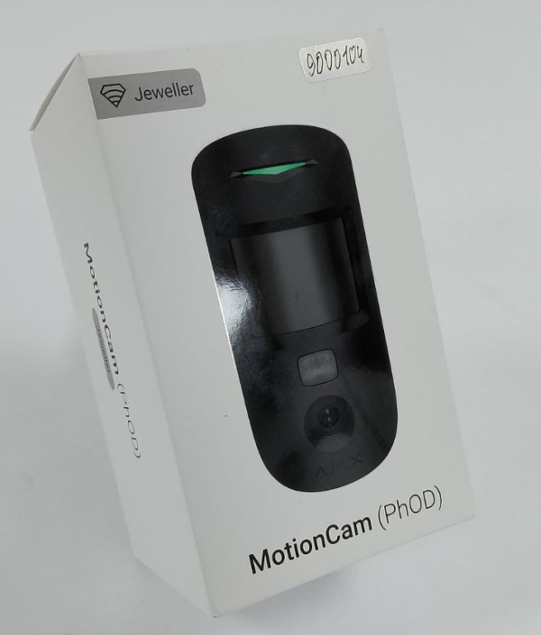 (Уцінка) Бездротовий датчик руху Ajax HDR MotionCam (PhOD) з підтримкою фотоверифікації тривог, функцій «Фото за запитом» і «Фото за сценарієм» Black (MotionCam (PhOD))