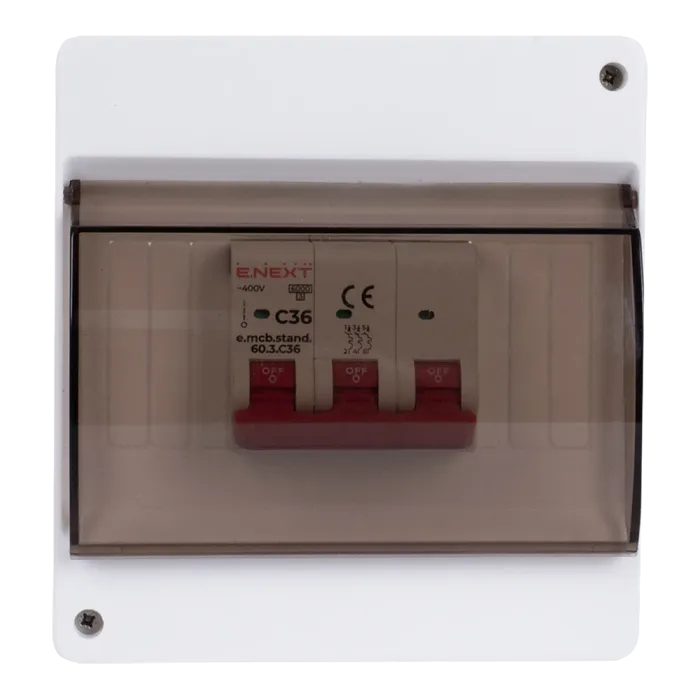 Enext e.plbox.stand.n.06k Корпус пластиковий 6-модульний навісний