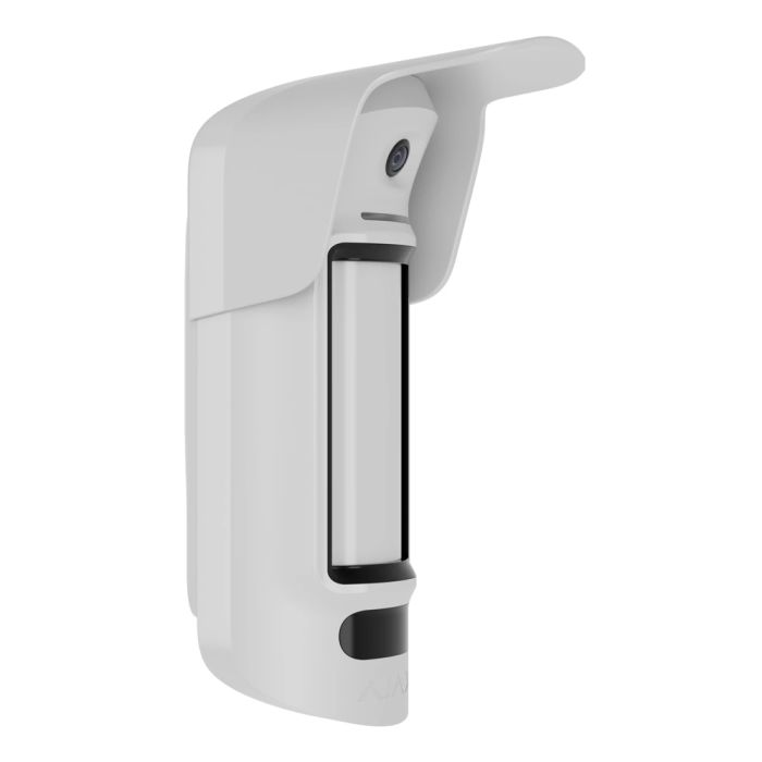 Бездротовий вуличний датчик руху Ajax MotionCam Outdoor HighMount (PhOD) Jeweller White з фотофіксацією за тривогою та за запитом