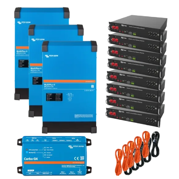 VictronEnergy MultiPlus-II + Dyness 12кВт 24кВт•г Система безперебійного живлення трифазна