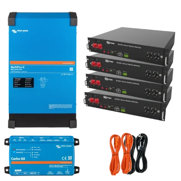 VictronEnergy MultiPlus-II + Dyness 4 кВт 9.6 кВт•год Система безперебійного живлення однофазна