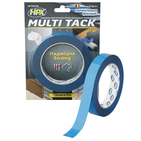 HPX MTT1905 MULTI TACK 19мм х 5м Стрічка двохстороння