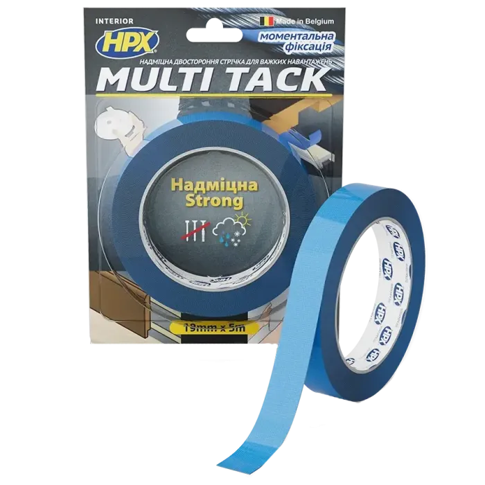 HPX MTT1905 MULTI TACK 19мм х 5м Стрічка двохстороння