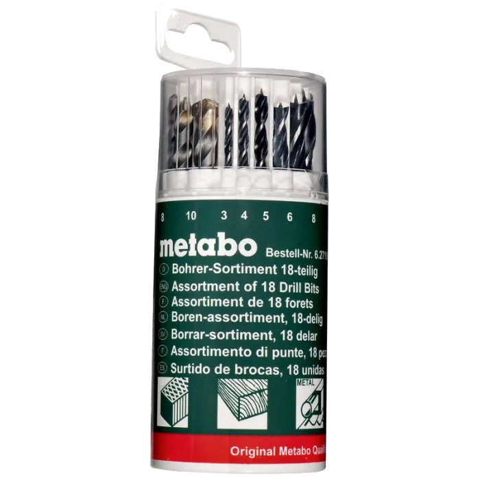 Metabo 18 предм. (627190000) Набір свердел