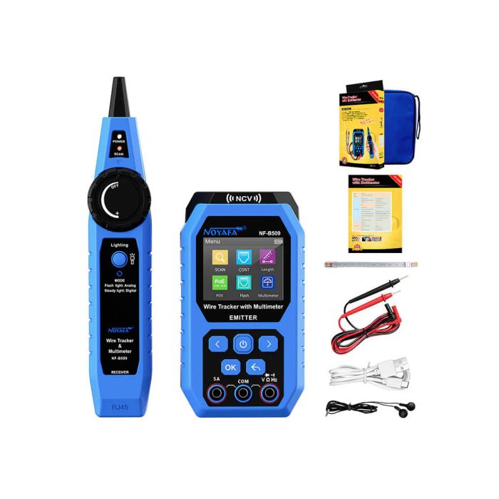 Цифровий мультиметр Noyafa NF-B509 з функцією пошуку проводів та кабелів