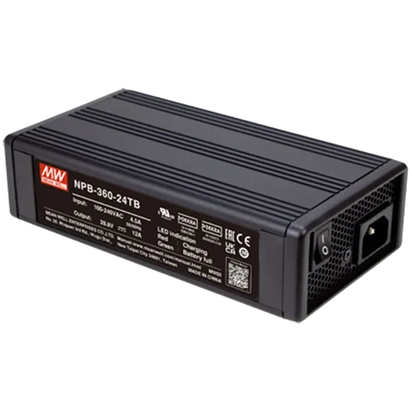 Mean Well NPB-360-24TB Зарядний пристрій