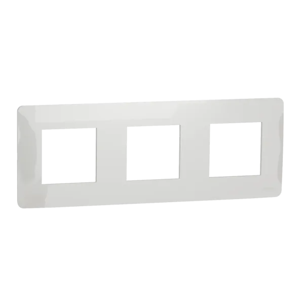 Schneider Electric New Unica NU200618 Рамка 3-постова, білий