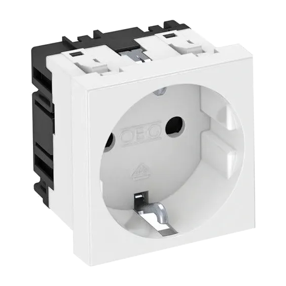 OBO Bettermann 6120008 Розетка модуль 45 одинарна пряма