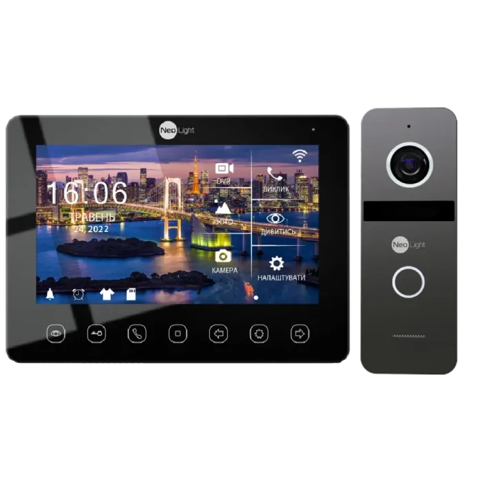 NeoLight NeoKIT HD WF B/Graphite Комплект відеодомофону