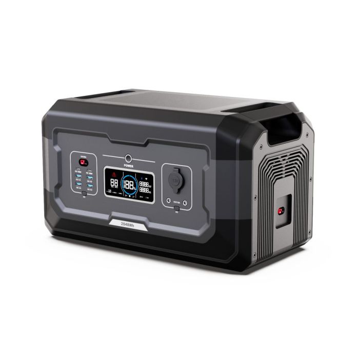 Комплект резервного живлення OUPES 3072Wh 2000W: зарядна станція OUPES S1 2000W 1024Wh LiFePO4 та додаткова батарея OUPES S2-BAT 2048Wh LiFePO4