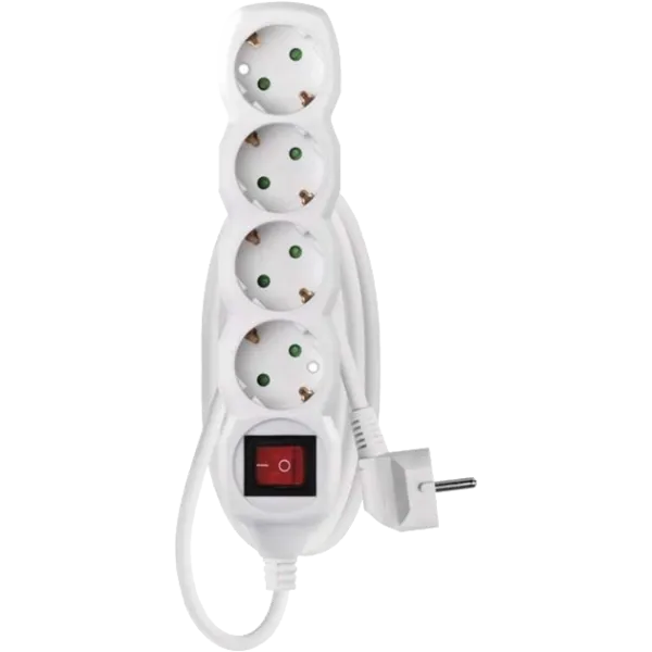 EMOS P1421R 4 розетки 1.5 м Мережевий подовжувач