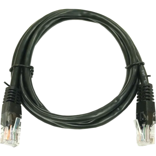 PAUT3300-BK Патч-корд UTP, 3 м, кат. 5e, чорний