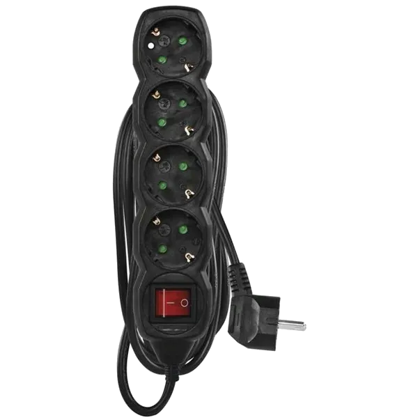 EMOS PC1423R 4 розетки 3 м Мережевий подовжувач