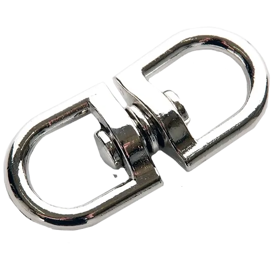 APRO 6мм (20шт) Вертлюг нікельований петля-петля