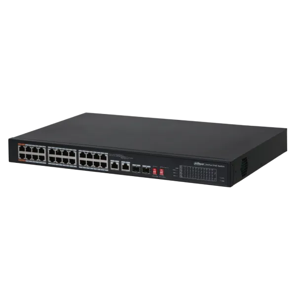 DH-PFS3226-24ET-240 24-портовий некерований PoE