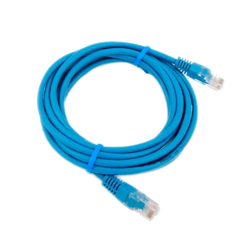 Патч-корд RITAR литий, CCA, UTP, RJ45, Cat.5e, 0,5m, синій Q2000 (PCR-CCA/0.5Be)