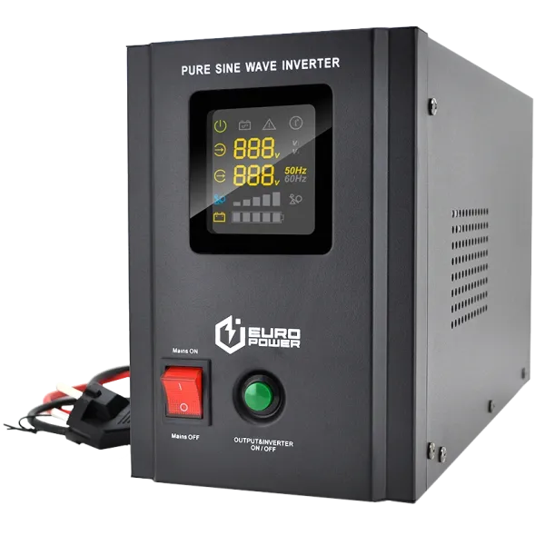 Europower PSW-EPB800TW12 ДБЖ з правильною синусоїдою (480 Вт) 5/10А, під зовнішню АКБ