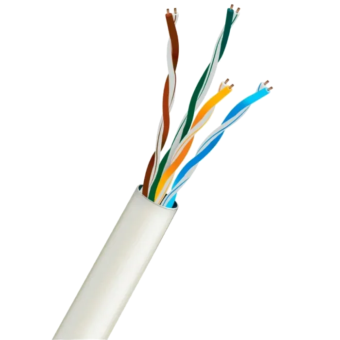 KRAFT UTP CAT5E CU 0.5 mm PVC Indoor White (305м) Кабель