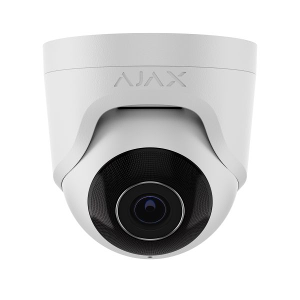 Дротова охоронна IP-камера Ajax TurretCam (8 Mp/4 mm) White