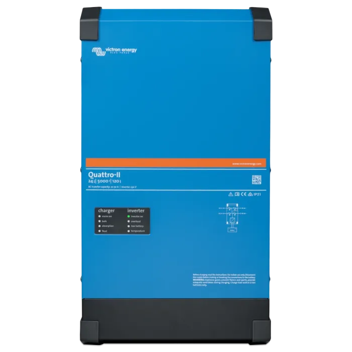 VictronEnergy Quattro-II 24/5000/120-50/50 однофазний чиста синусоїда Інвертор