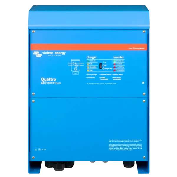 VictronEnergy Quattro 48/10000/140-100/100 однофазний чиста синусоїда Інвертор