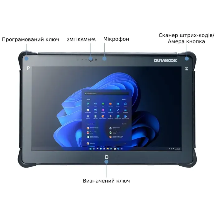 Durabook R11L 11.6FHD/Intel Pen-4417U/4/128/int/LTE/W10P Планшет