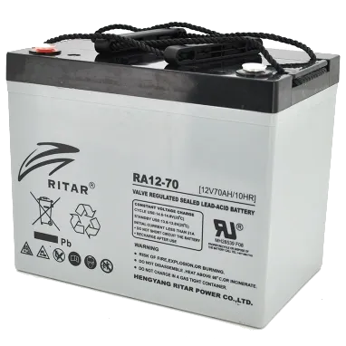 RITAR RA12-70 70A•г 12В Свинцево-кислотна акумуляторна батарея