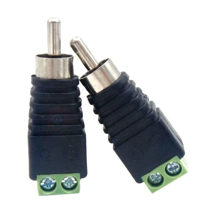 RCA Штекер з клемної колодкою