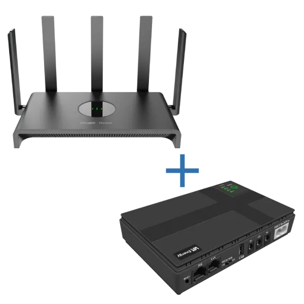 Ruijie Reyee RG-EW1300G Wi-Fi 5 + VIA Energy Mini UPS Комплект маршрутизатора та джерело безперебійного живлення