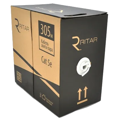 Ritar КНПЕ FTP (4*2*0.51) 4p 24 AWG ПЕ (305м) Кабель