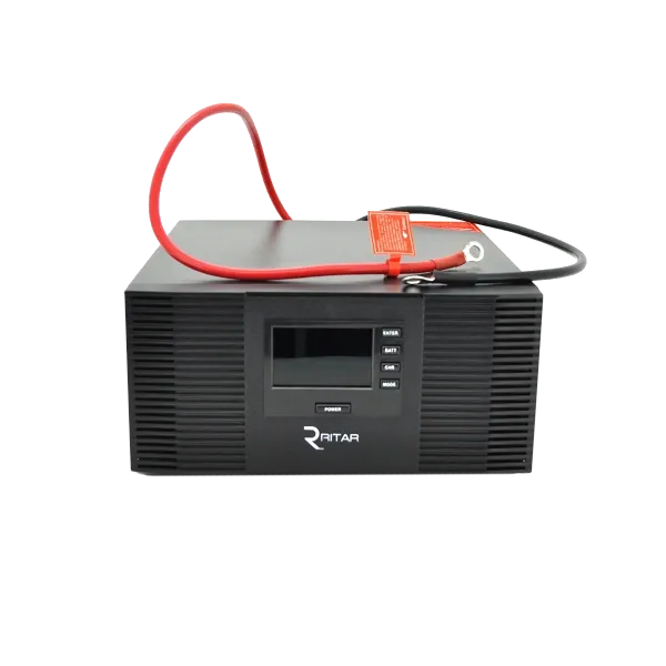 RITAR RTSWrl-1000 1000ВА 12В  ДБЖ з правильною синусоїдою під зовнішній АКБ з перемикачем струму 10 і 20A